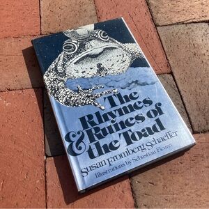 1975 The Rhymes and Runes of the Toad Frog Fairycore Whimsical Poetry Poems